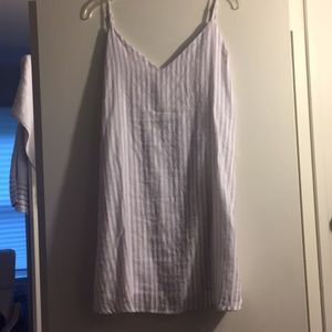 Super light striped short dress